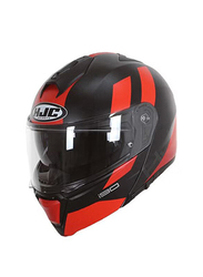 HJC i90 Syrex Helmet, Medium, I90 SYR-MC1SF-M, Black/Red